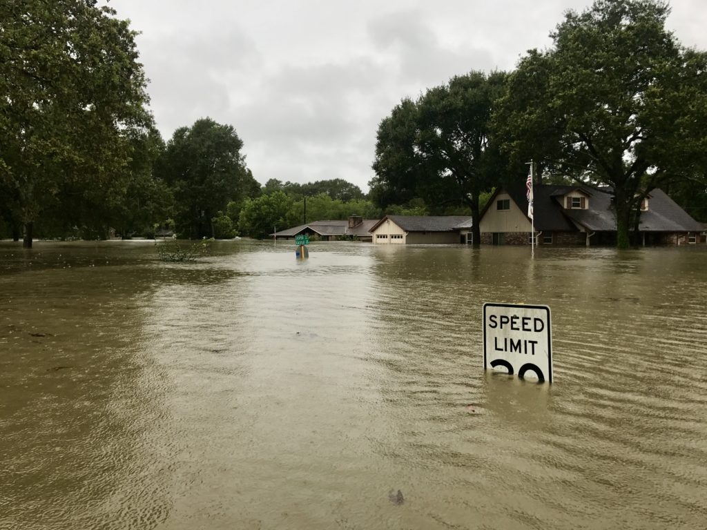 flooding in neighborhood